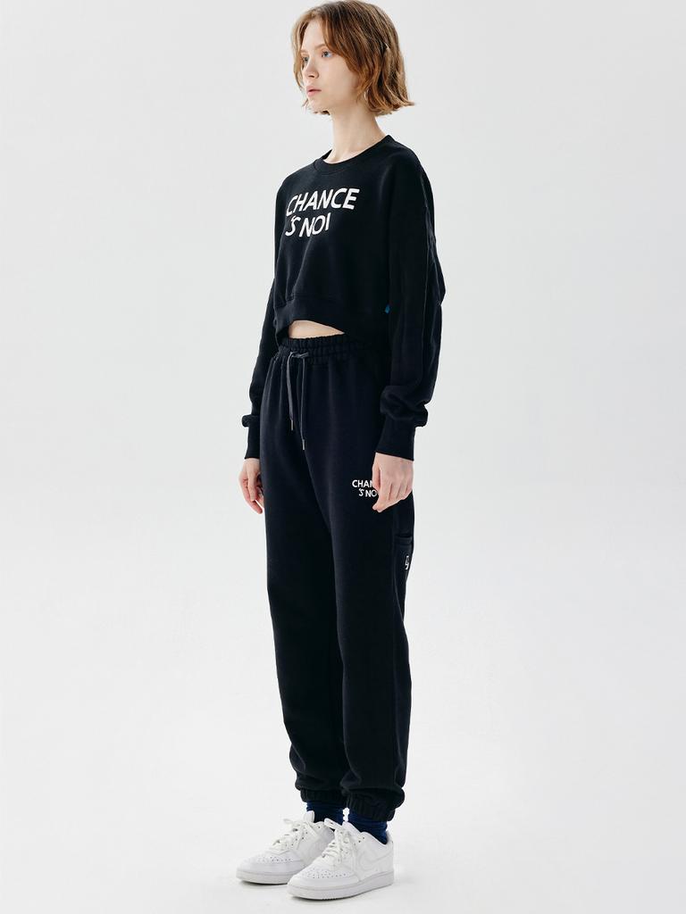 Chaenseseunoi Snoi Sweat Joger Pants (Black)