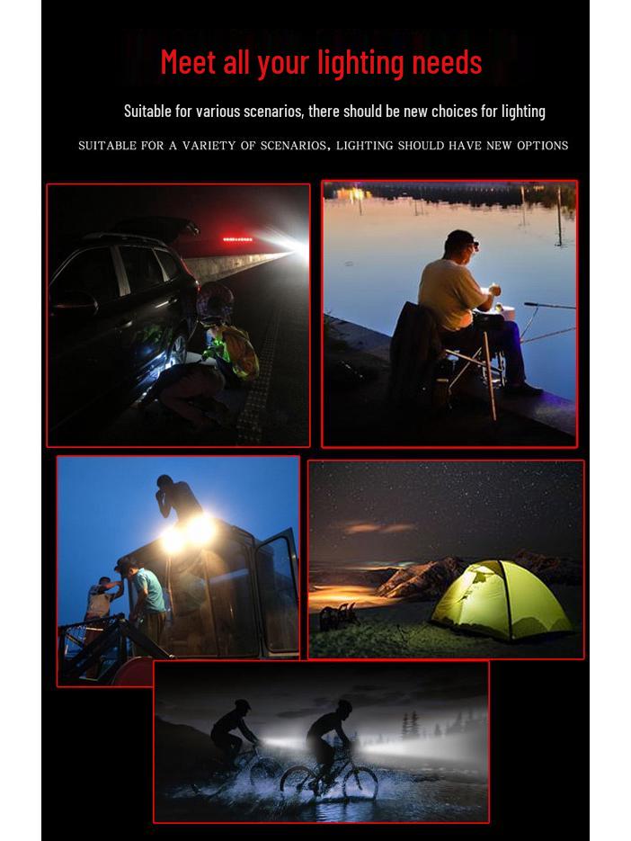 Rechargeable High-Brightness Work Light with Strong Magnet and Long Battery Life for Auto Repair and Maintenance