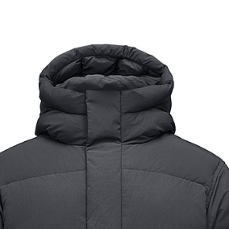 Skechers Sports Alliance Series Warm Comfortable Casual Short Loose Long Sleeve Down Jacket Men Jackets Midnight-Gray L424M056-040J