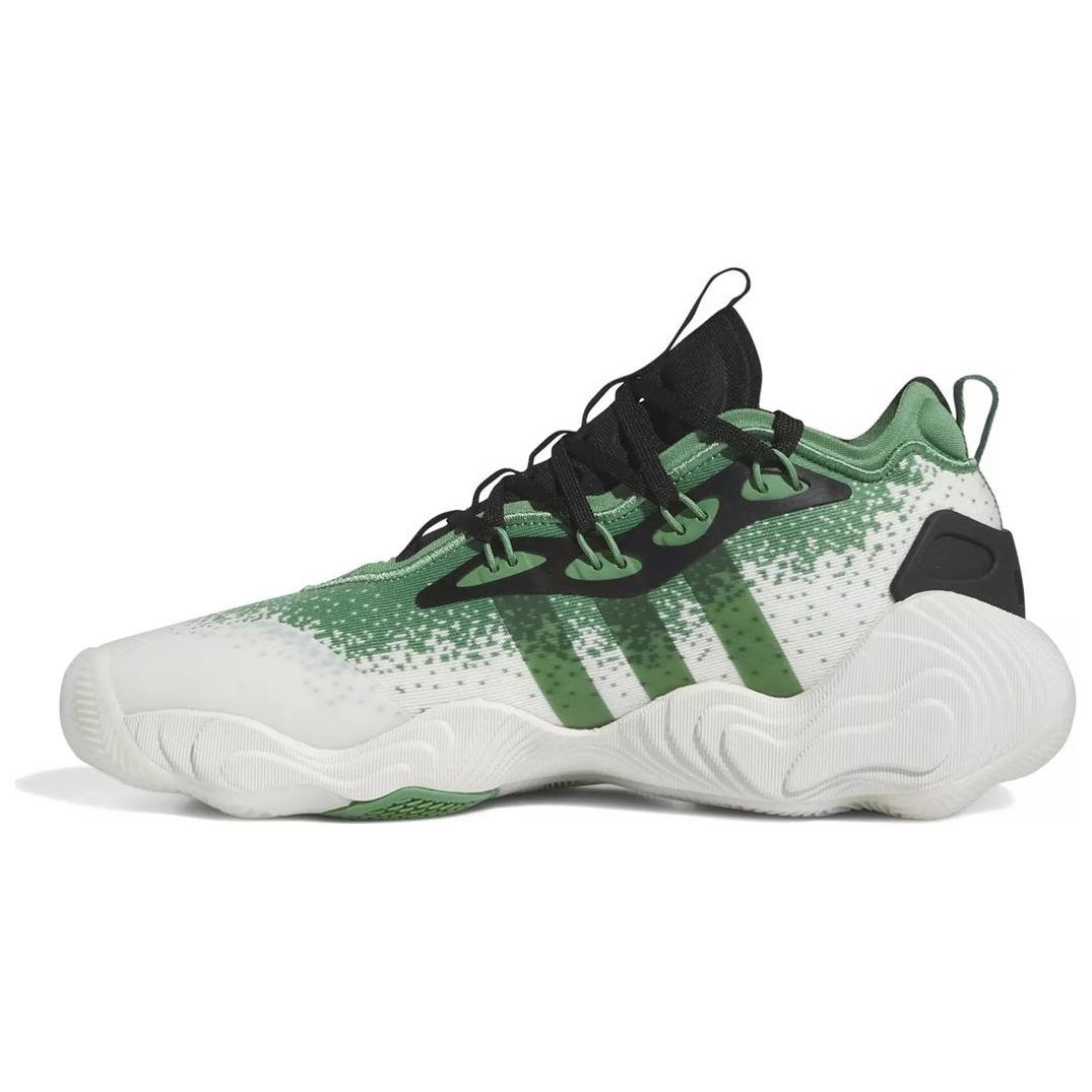 

adidas Trae Young 3 Б/у Зеленые Унисекс Кроссовки Off-White Core-Black IE2703 40