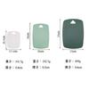 Hiino Kano Cutting Dishwasher Cutting Board Heat Mildew 3 Color Different Can Be Used On Both Housewarming Day Suitable for Outdoor Use of Board,