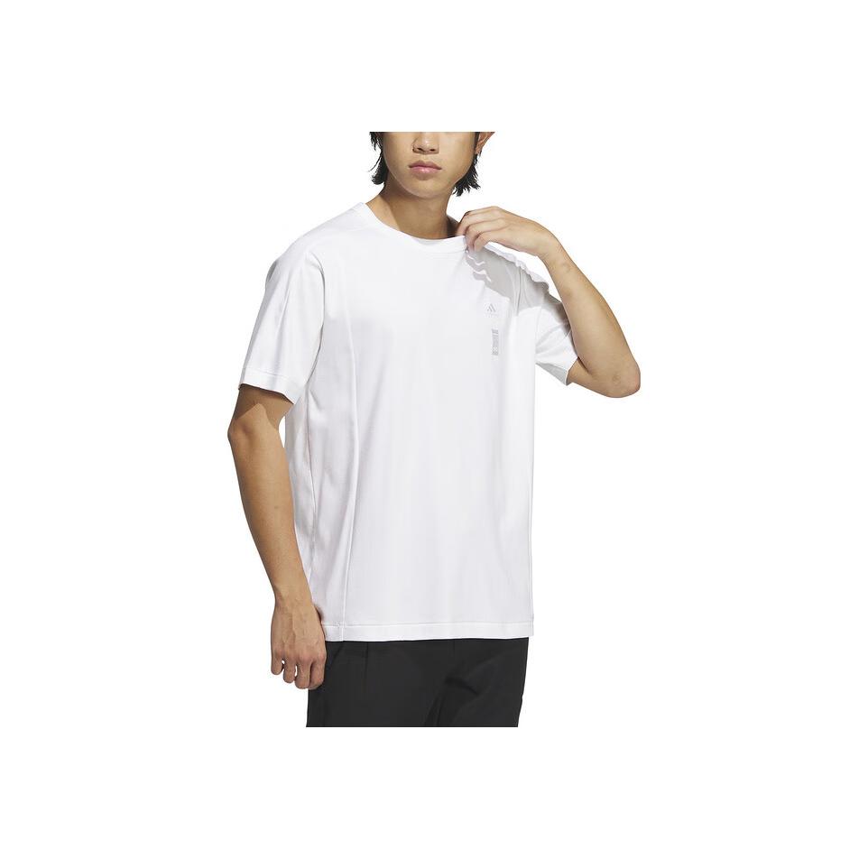 Adidas Casual Pullover Sports T-Shirt Men Tops White IX4273