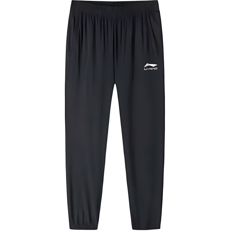 

Li Ning Фитнес Бег Свободные Удобные Базовые Универсальные Дышащие Легкие Модный Дизайн Повседневные Брюки Мужские брюки Черные AYKT555-1 3XL
