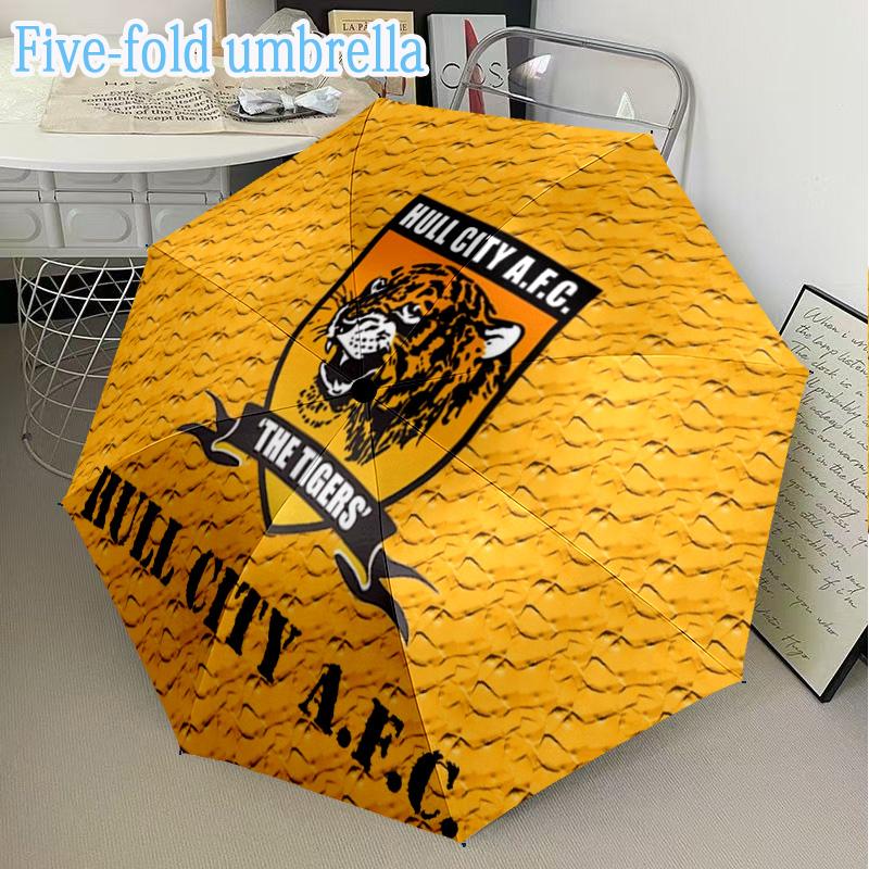 Strength And Courage Hull Mini Five-Fold Lightweight Umbrella, Eight-Bone Frame, for Home Travel and Outdoor Use in Any Season Fan Gifts