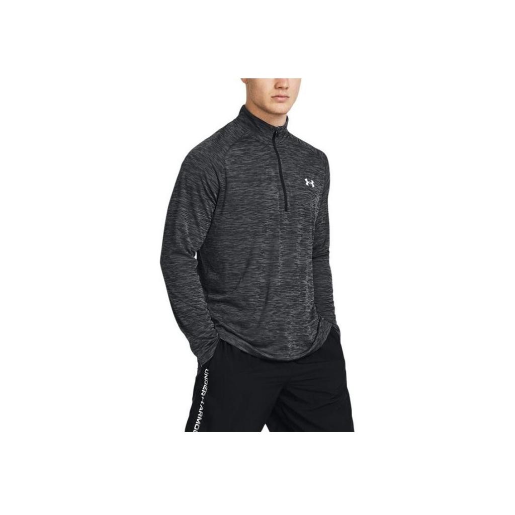 Under Armour Tech Soft Comfortable Quick-Dry Long Sleeve T-Shirt Men Tops Black 1382797-001