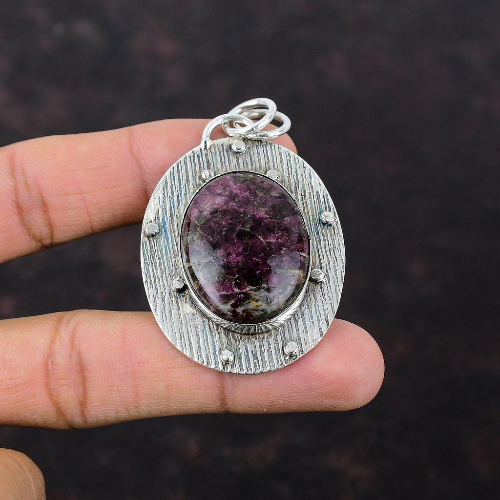 Pink Tourmaline Pendant Genuine Gemstone Jewelry 925 Sterling Silver Pendant Handmade Pendant Designer Jewelry Gift For Mom Silver Jewelry