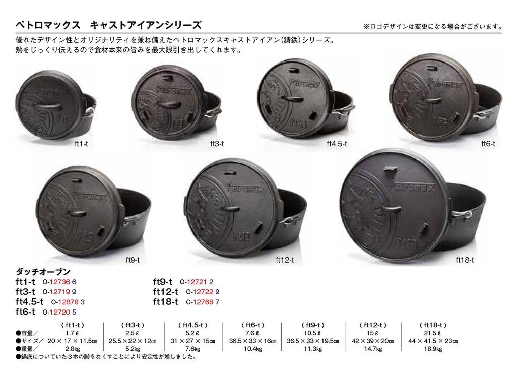 PETROMAX Dutch oven 12721 ft9-t