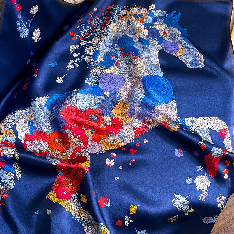 100% Pure Real Silk Scarf Women Neck Shawls Wraps Foulard Scarves Pashmina Female Hijab Bandana bufanda Poncho Square Kerchief