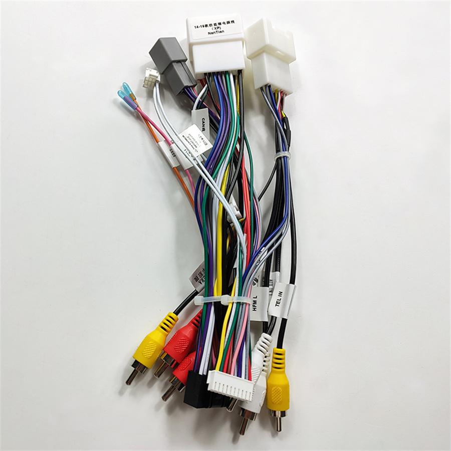 Wire Adapter For Mitsubishi Pajero Car 16 Pin Audio Wiring Harness & Canbus Box