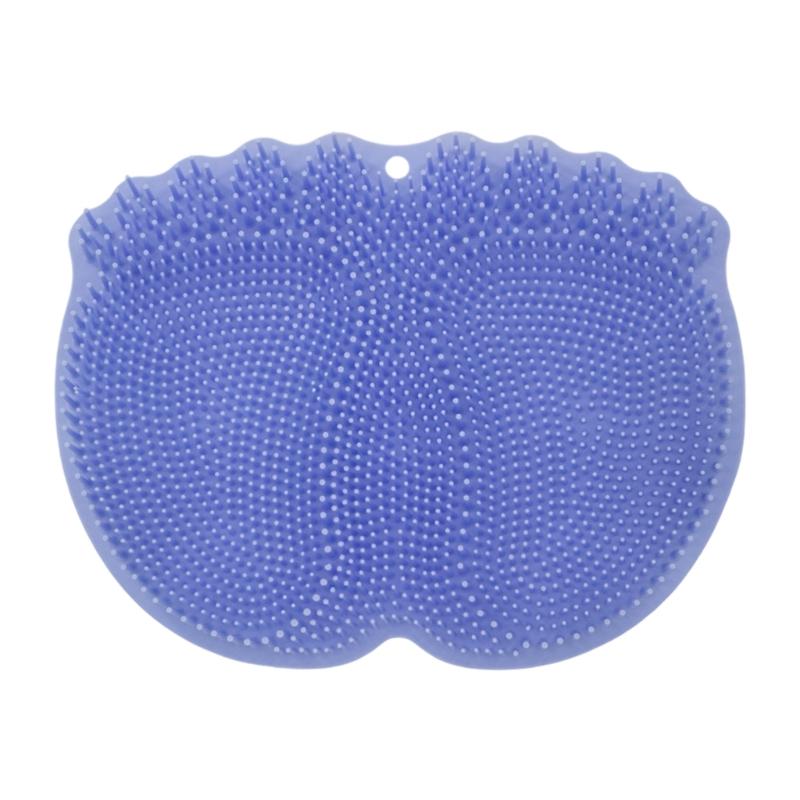 Soft TPE Foot Scrub Mat With NonSlip Texture For Bathroom Safety Comfortable Massage Surfaces Foot Scrubber Feature