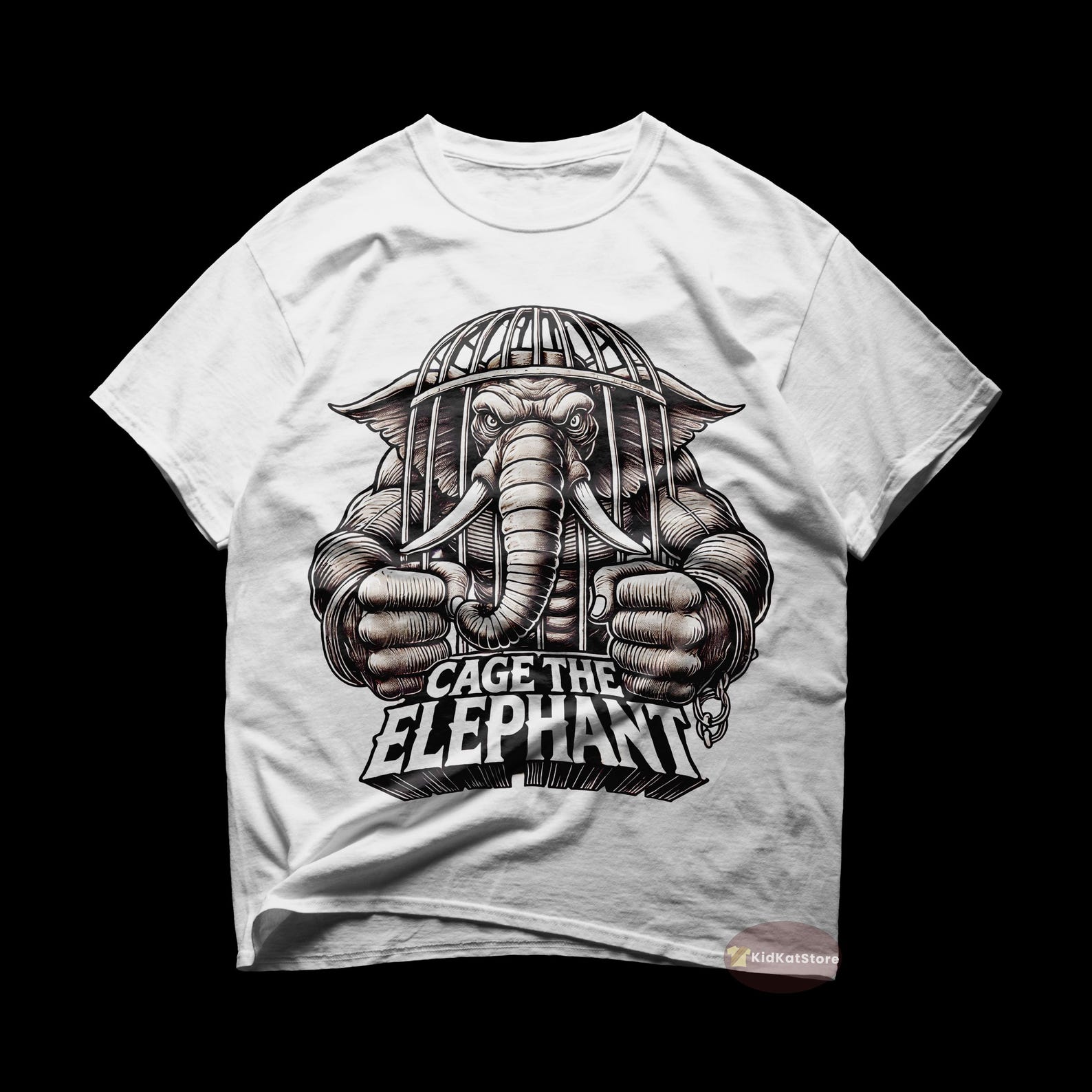 Cage The Elephant T shirt - Trouble - Cage The Elephant Merch - Unisex Rock Tee - Gift for Rock Lovers - Premium Music Apparel - Rock Merch M