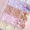 Cross-border Multi-grid Nail Art: Mix & Match Flowers, Butterflies, Hearts, Flat Back Rhinestones & Pearls