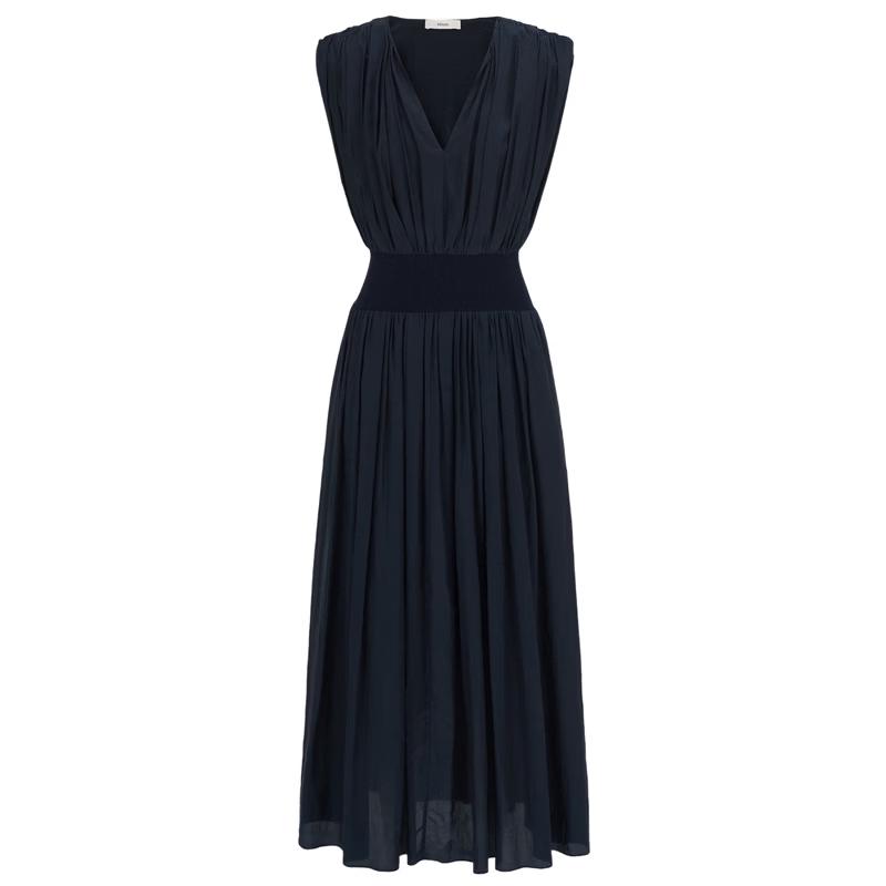 Edition Women's Ruched Waist Sleeveless Maxi Dress