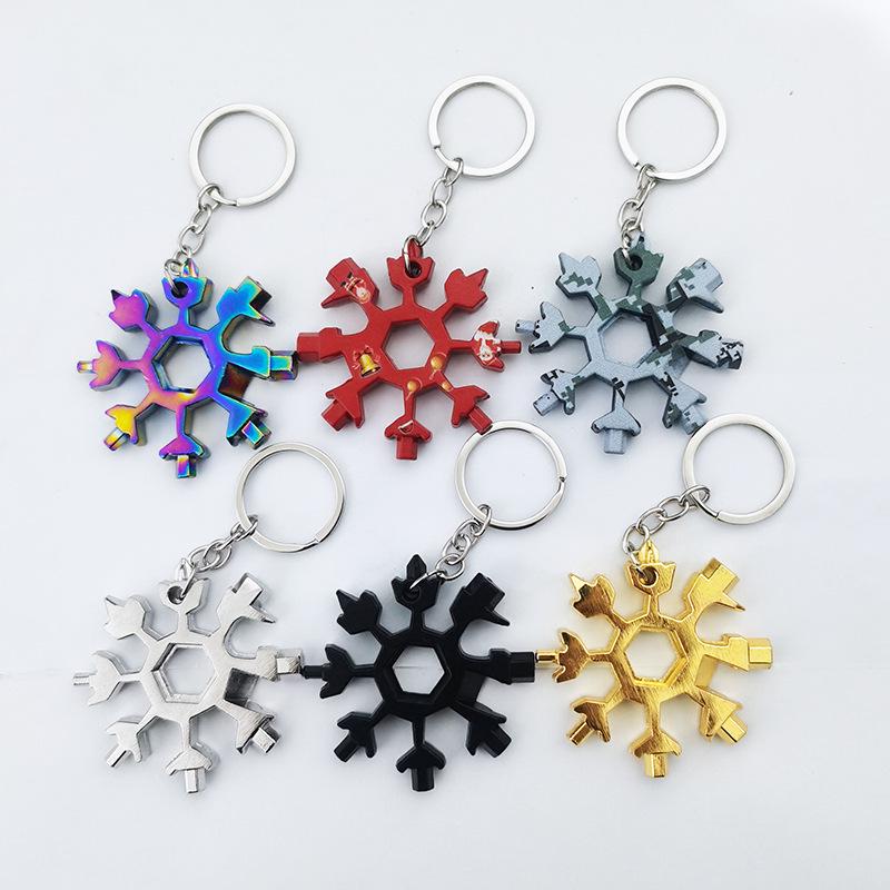 18-in-1 Sniego pūslės daugiafunkcis įrankis: Nešiojamas šešiakampis/aštuonkampis raktas ir atsuktuvas