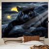 2D plane, 1 modern leopard and moon-themed animal, suitable for indoor, outdoor and garden use
