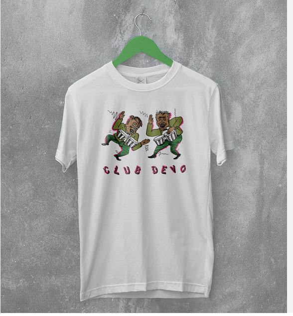 Devo T-Shirt Tour Concert Tee Club Devo Shirt Funny New Wave Band