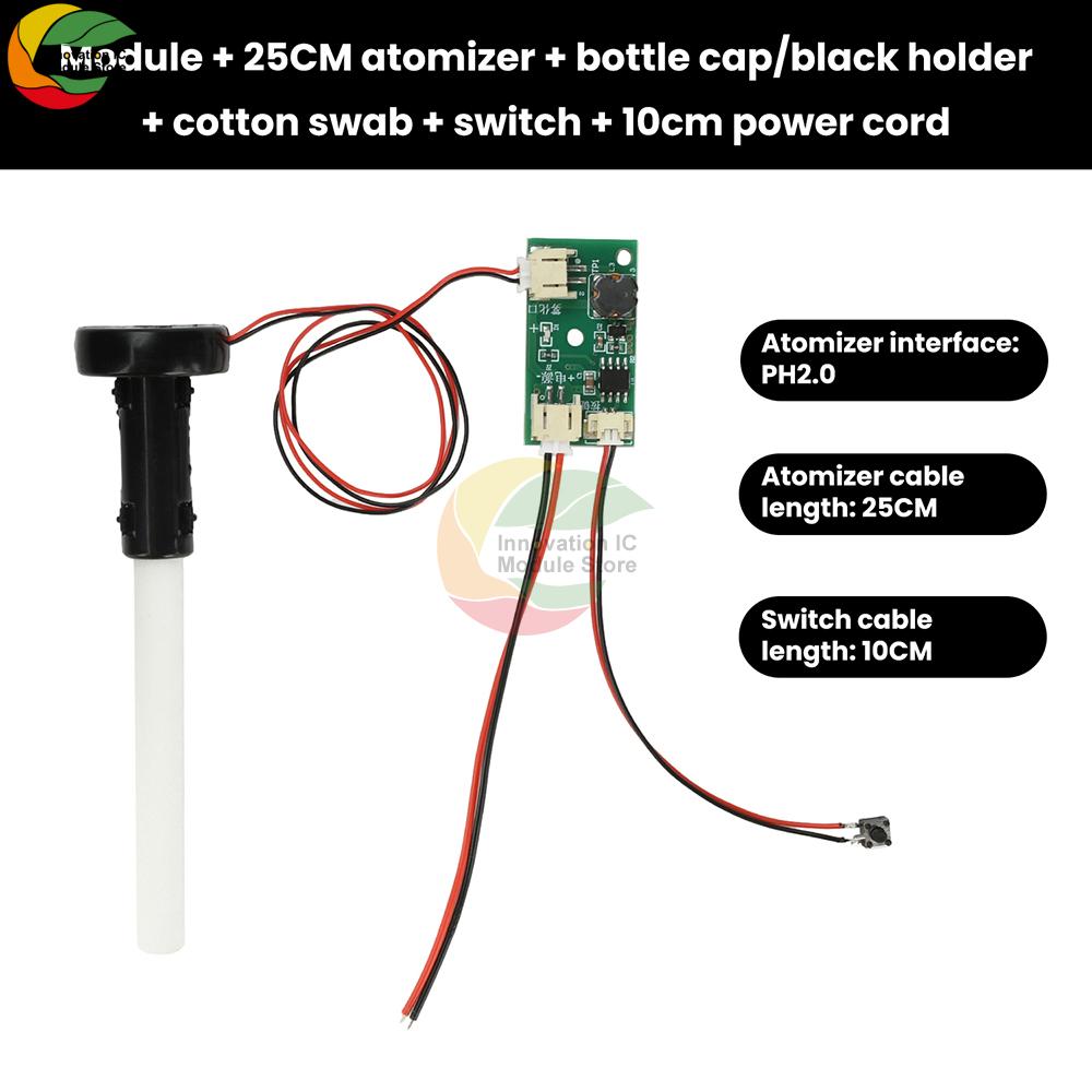 1/2/5PCS DC5V Ultrasonic Spray Humidifier Atomizer Drive Module Power Supply External Switch DIY Electronic Kit