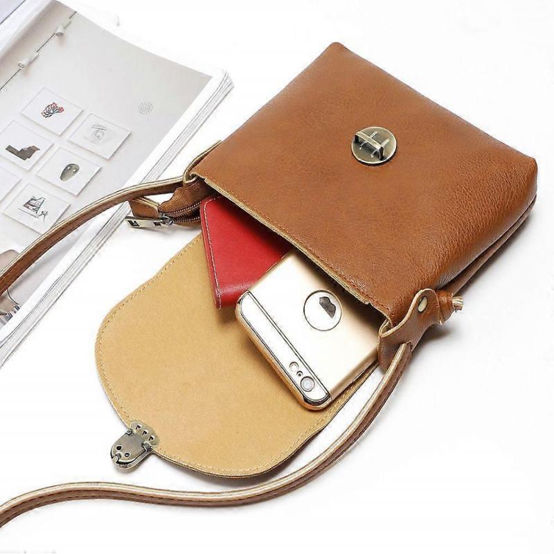 Small women's shoulder bag, shoulder bag for women mobile phone bag vintage needs messenger, shoulder bag, messenger bag, handbag light Brown