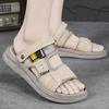 Men's Sandals Summer New Versatile Trendy Casual Dual use Breathable Anti slip Wear resistant Soft Bottom Casual Beach Sandals