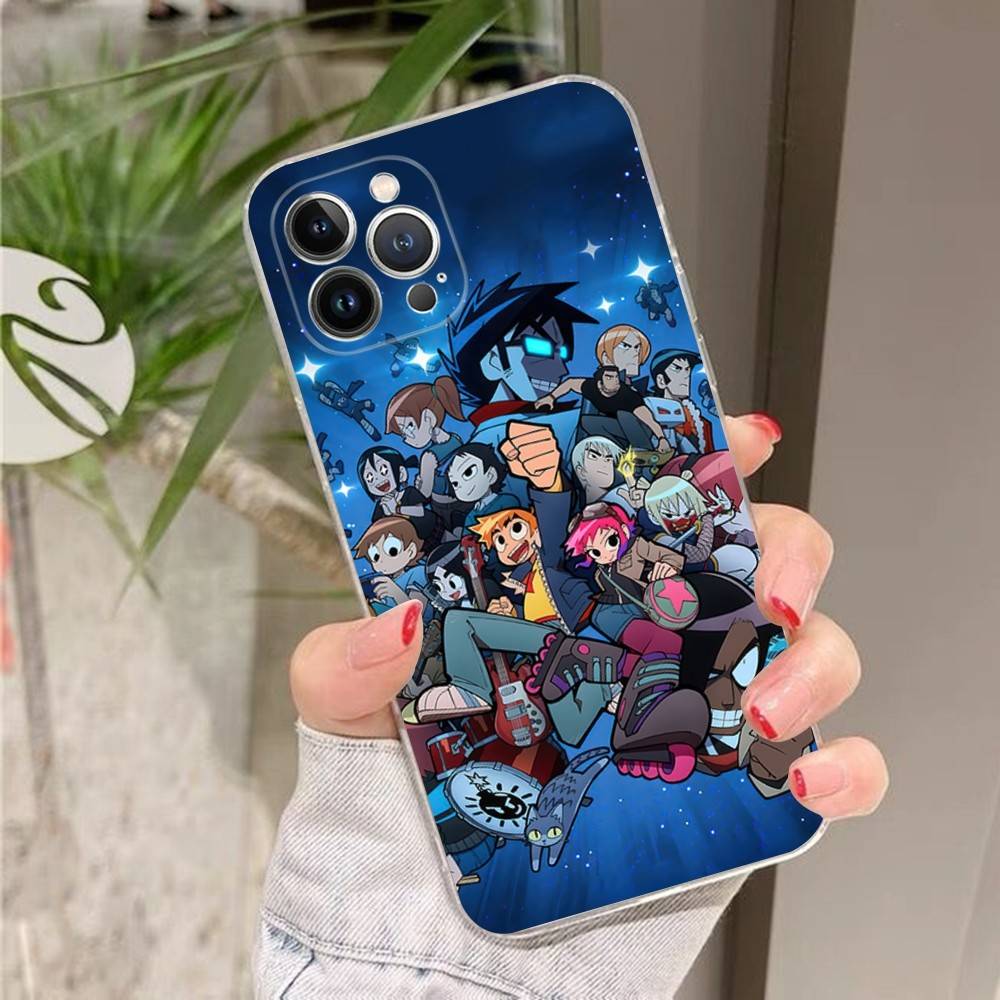 Comedy Film Scott Pilgrim VS The World For IPhone 17 16 15 14 13 12 11 Pro Max Plus Transparent Soft TPU Phone Cover