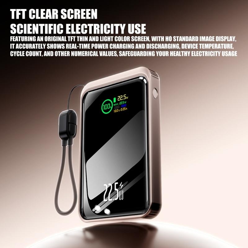 ABS PC Battery Storage Case With LED Light Digital Display DIY Charging Components Excluding Battery For Mobile Phones