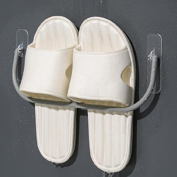 Waterproof Shoe Holder for Showers and Balconies Easy Installation Plastic Shelf Prevents Molds and Slipper Storage