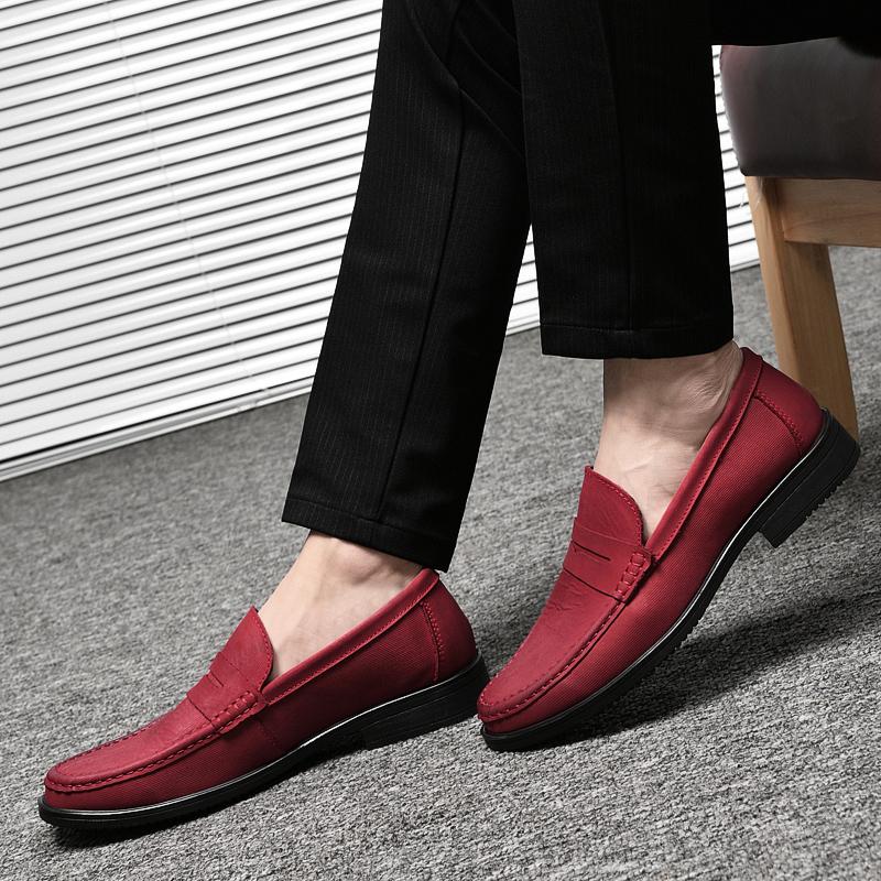 Nové designové pánské kožené boty trend luxusní značka business špičaté boty pro volný čas pánská přezka pánské boty pro muže