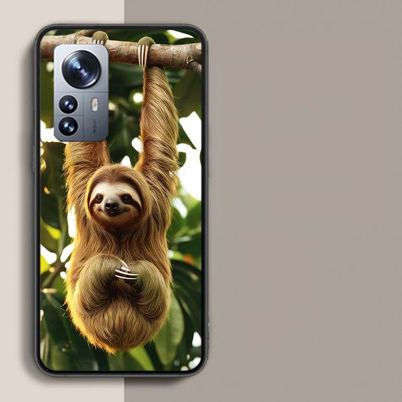 

Cute Sloth Phone Case For Redmi Note 15 Pro 5G 14 13 12 Pro Plus 11 11T 11E 11S 10 Pro 10S 9 9S Cover Cell Clear with Suitable C Redmi Note 12 Pro 4G