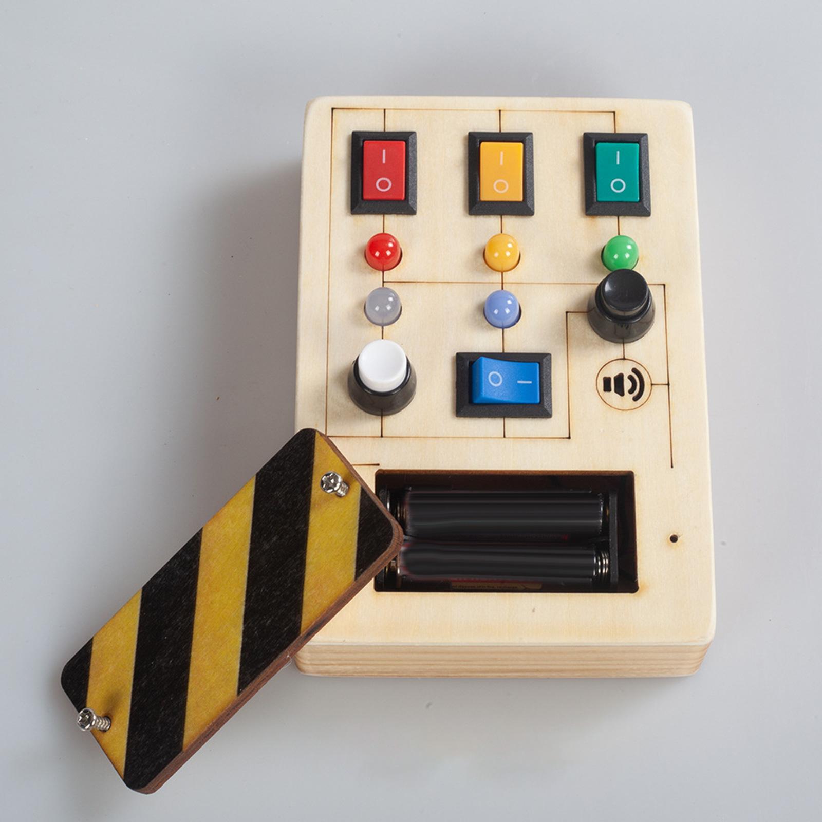 Wooden Sensory Toys Educational Electronic Teaching Aids for