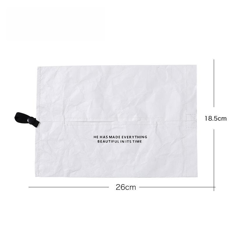 Taschentuchbox mit bedrucktem Logo zur Wandmontage, leichte, luxuriöse Autoschublade mit hochwertigem wasserfestem DuPont-Papier für die Verwendung im Auto