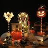Halloween LED Night Light Pumpkin Ghost Ambiance Lights Battery Powered Waterproof Outdoor Garden Bedroom Festival Party Decor