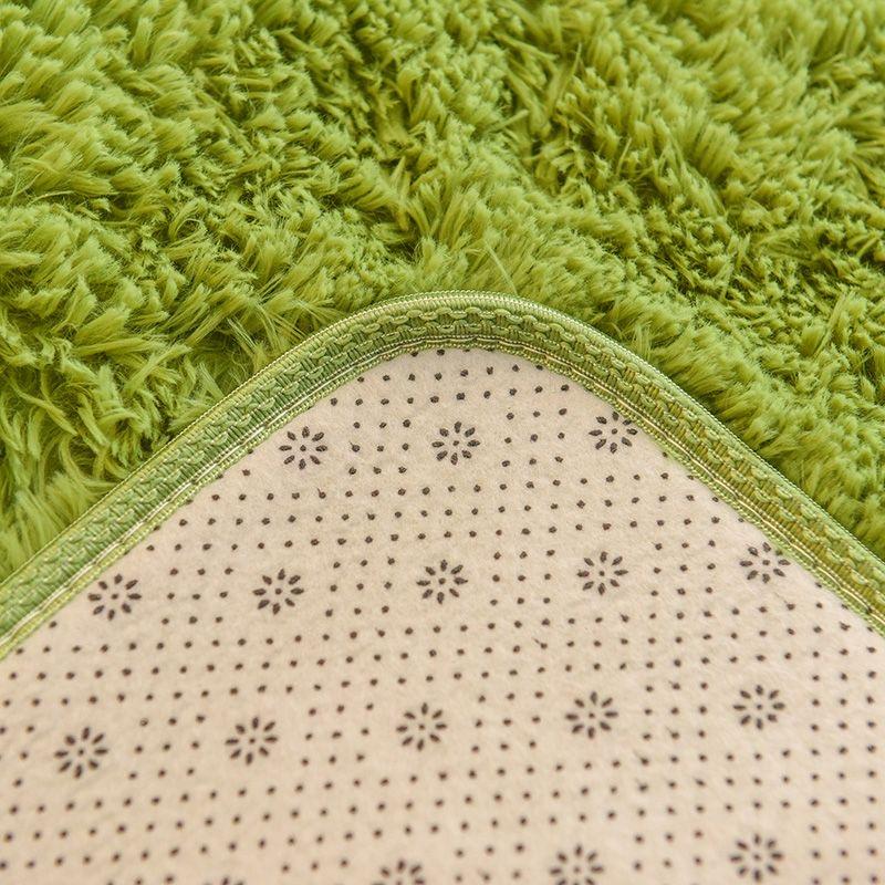 Solid Color Plush Carpet Children'S Bedroom Soft Fluffy Mat Living Room Baby Room Nursery Playroom Decorated Area Carpet