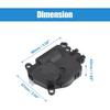ACROPIX Actuator topného klapky vzduchu ve dveřích auta Náhradní díl Actuator klapky směsi vzduchu Vhodné pro Ford pro Mustang 2005 2006 2007 2008 2009 - Balení 1 ks Černý