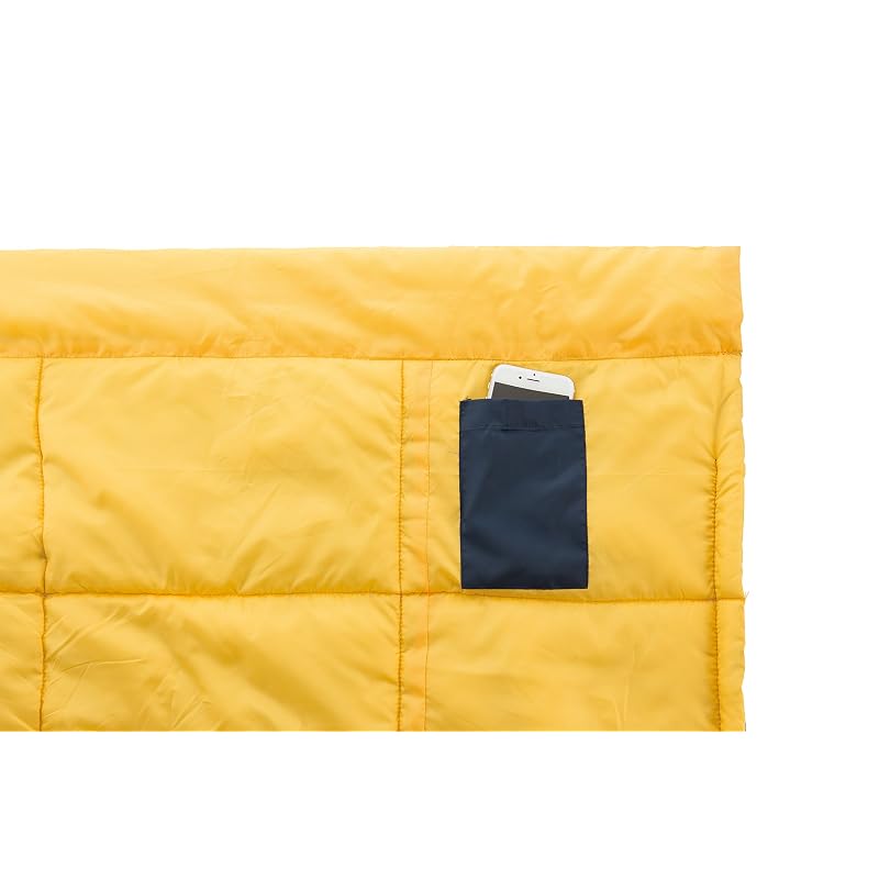 Coleman Performer III C10 Sleeping Bag, Usable Temperature 10°C, Envelope Type, Yellow, 2000034775. Washable, Connectable, Suitable for Camping,
