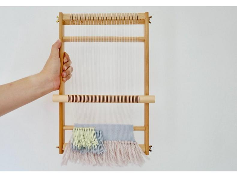 Large Wooden Multifunctional Loom: Handwoven DIY Toy for Girls and Adults