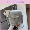 Fashion Pu Material Chestnut Brown Backpack With Magnet Closure For Daily Use And Travel