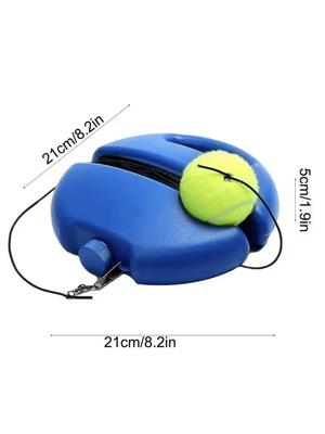 1 Set Tennis Trainer With Tennis Bounce Ball And Practice Ropes, Suitable For Indoor Outdoor Tennis Training