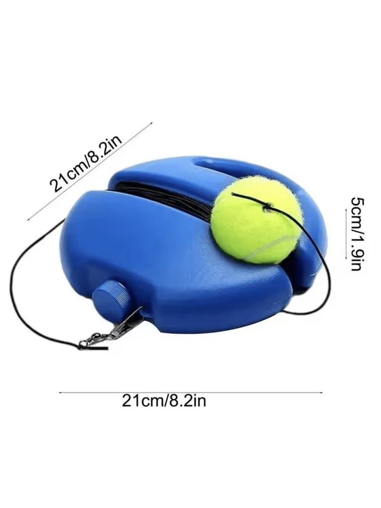 1 Set Tennis Trainer With Tennis Bounce Ball And Practice Ropes, Suitable For Indoor Outdoor Tennis Training