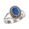 Natural Australian Opal Gemstone 925 Solid Sterling Silver Ring Size 6.5 N0v19