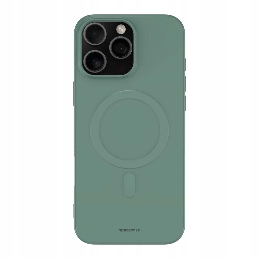 Sc Silicone Magnetic Case Iphone 16 Pro Max Green