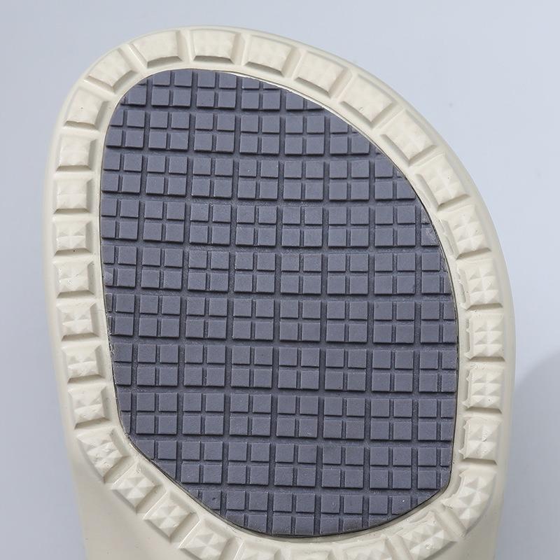 New hole shoes men's summer thick soles increase in height, wear-resistant bag head mop, non-slip external wear, deodorant and breathable
