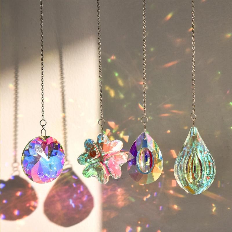 1/4Pcs  Sun Catchers For Window Hanging Light Catcher Rainbow Maker For Home Light Chandelier Prism Home Decor