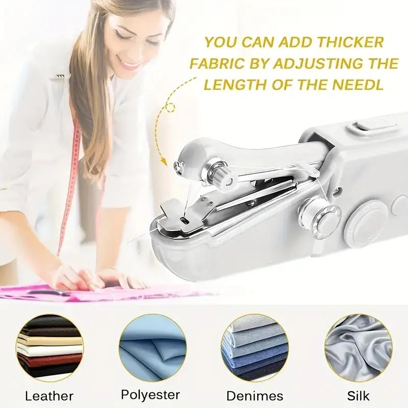 1pc Handheld Sewing Machine Mini Sewing Machine, Portable Sewing Machine Quick Handheld Sewing Tool