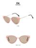 Gafas de Sol para Mujer 2025 con Forma de T Estilo Retro Ojo de Gato Protección UV