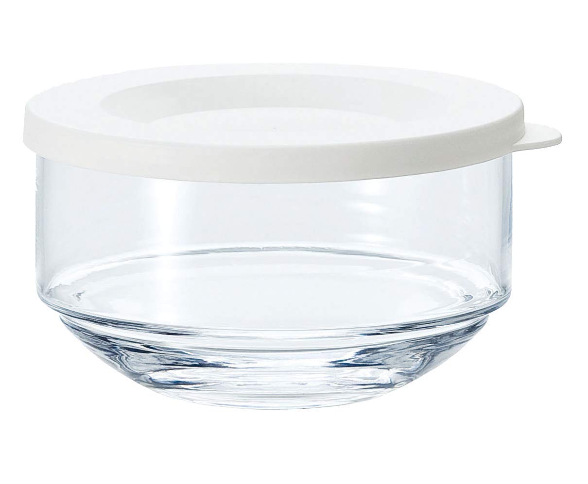 

Toyo Sasaki Glass My Delica Keeper Keeper White Made in Japan Good Design Award Storage Container Canister Glass Container Container Glass