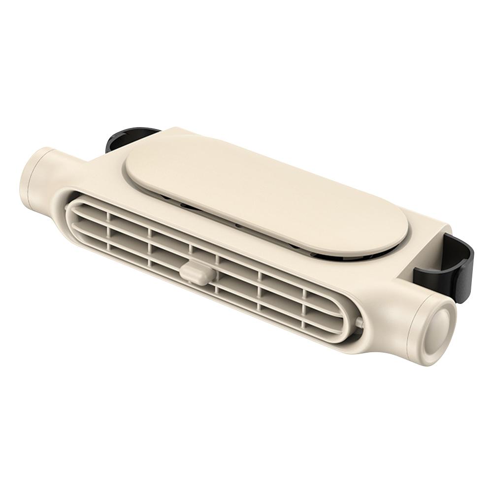 

Car Neck Cooler Rechargeable Car Seat Headrest Fan 3 Speeds Cooling Backseat Fan Summer Accessories for Sedan SUS RV Truck бежевый