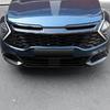 Carbon Fiber Bright Black Front Bumper Fog Light Lamp Frame Trim Cover Exterior Style For Kia Sportage NQ5  Accessories