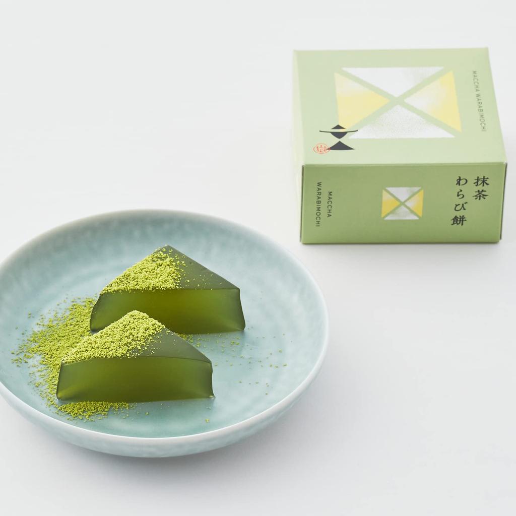 Bunnosuke Chaya Warabimochi (Wasabimochi) Assortment (Wasanbon and Matcha) (116g x 2 packs)