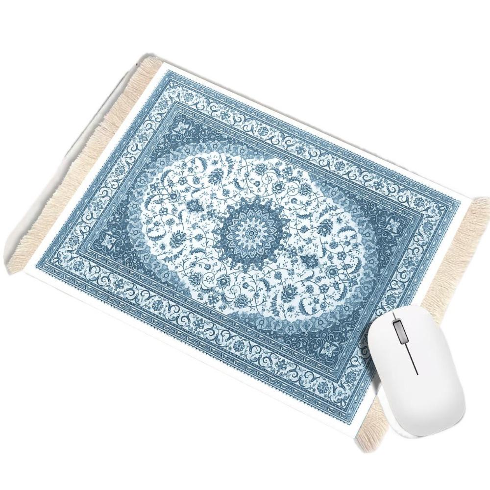 with Tassel Desk Mat Bohemia Computer Table Mat Multifunctional Carpet Mouse Pad  Gaming Setup