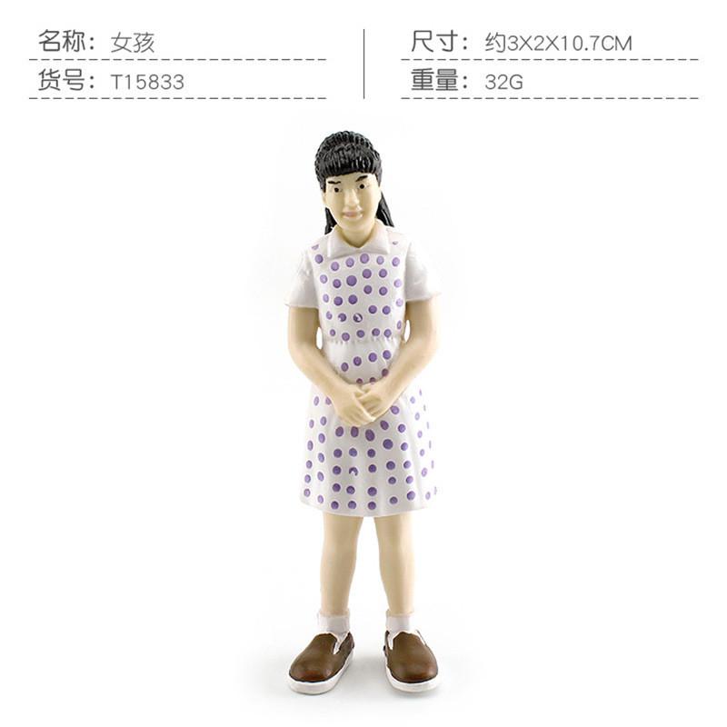 Realistic Family Member Figurines Set Including Grandpa Grandma Dad Mom And Kids For Collecting And Display